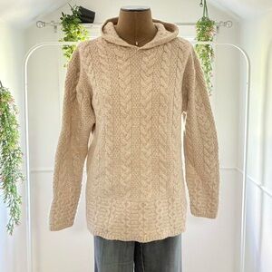 Cozy Cream Cable Knit Women's Sweater